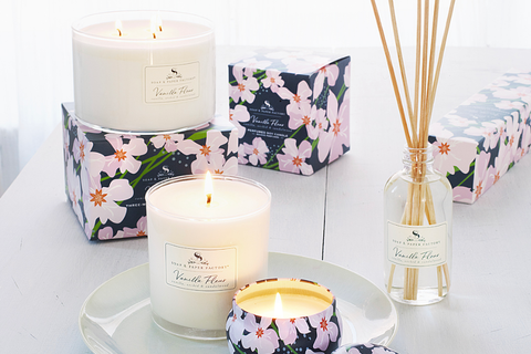 The Exquisite Scent of Vanilla Fleur Candles