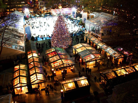Bryant Park Winter Village 2020 ** Open Air Market in the Heart of NYC!