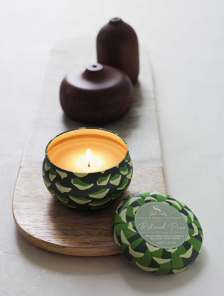 Roland Pine 3 oz Tin Soy Candle