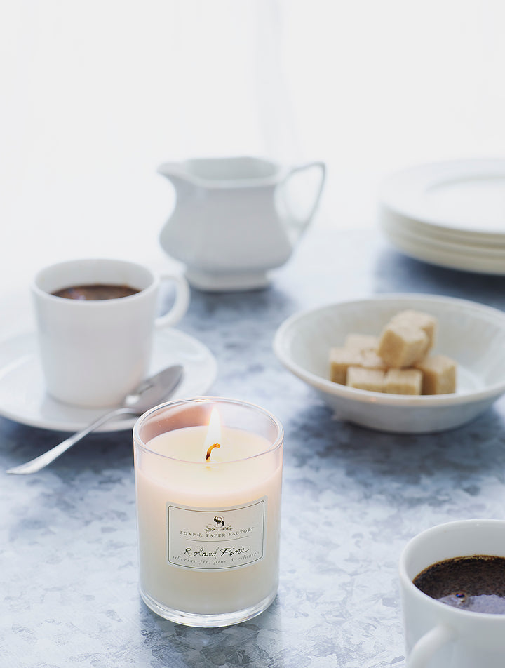 Roland Pine 2.2 oz Votive Glass Soy Candle