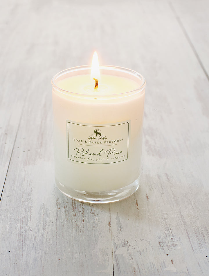 Roland Pine 2.2 oz Votive Glass Soy Candle