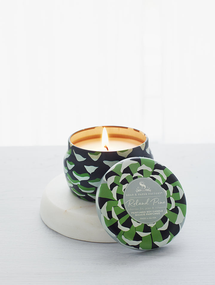 Roland Pine 3 oz Tin Soy Candle