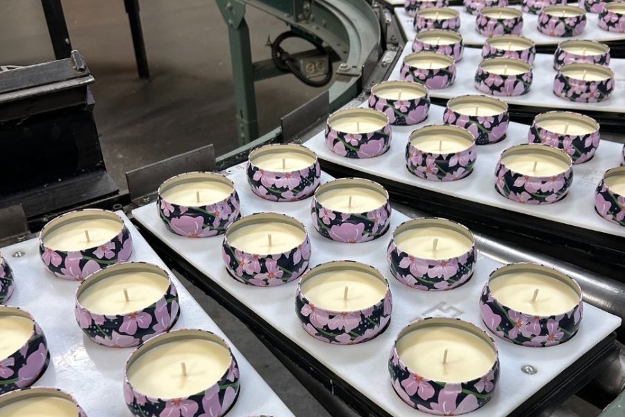 Pure Soy Candles with Cotton Wicks