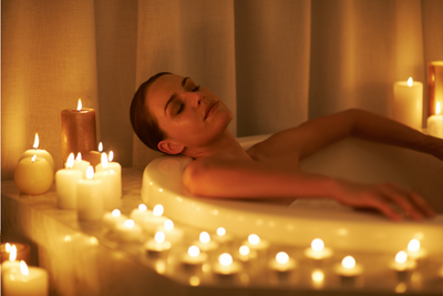 Therapeutic Duo: Benefits of Baths and Candles