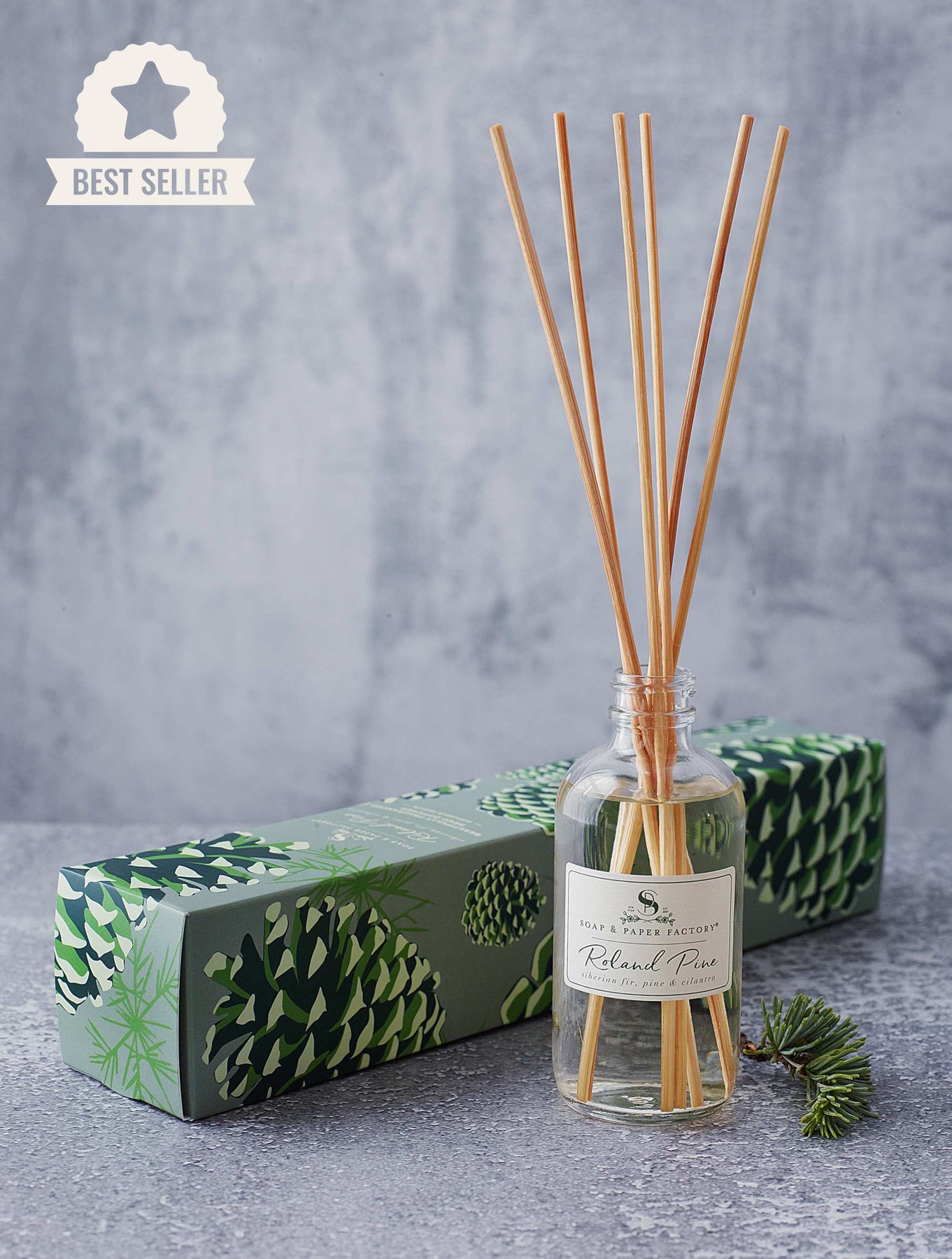 Roland Pine Reed Diffuser: Fresh Home Fragrance & Made in USA – Soap ...
