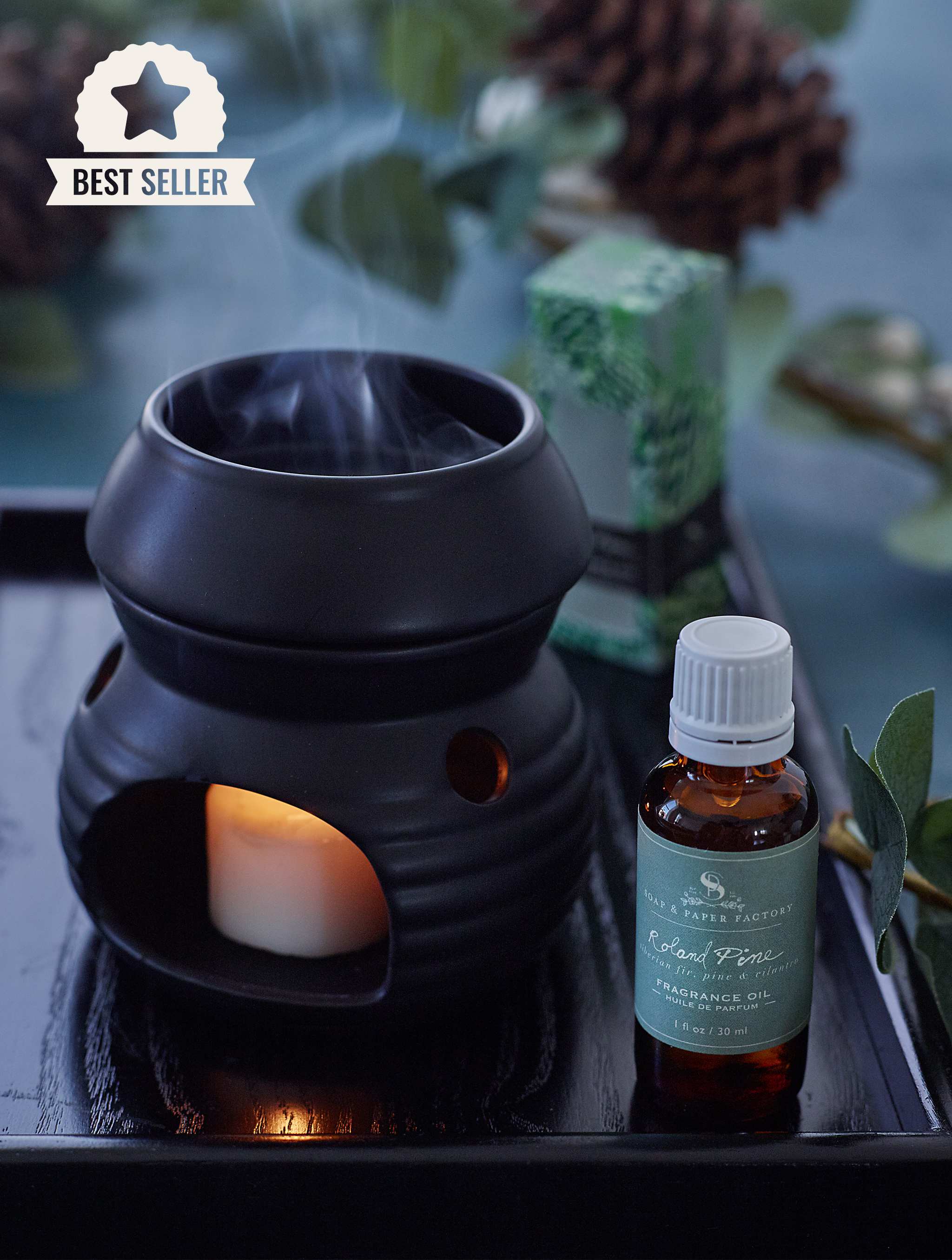 Roland Pine Home Fragrance Oil: Aroma Diffuser: Fir, Pine