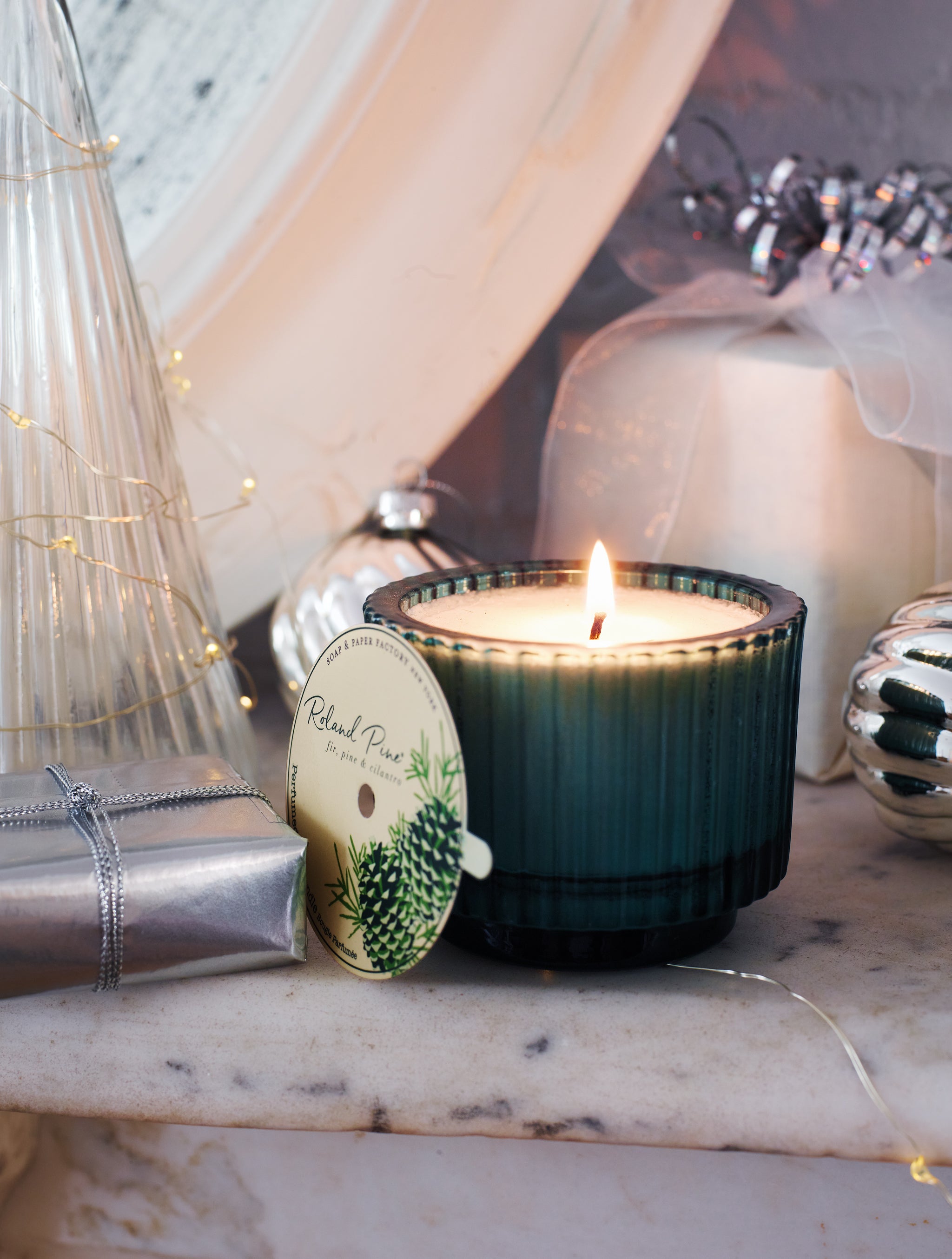 Roland Pine Pure Soy Candle: Made in NY Best Pine Scent – Soap