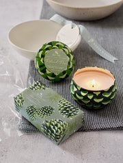 Roland Pine Tin Candle & Soap Gift Set