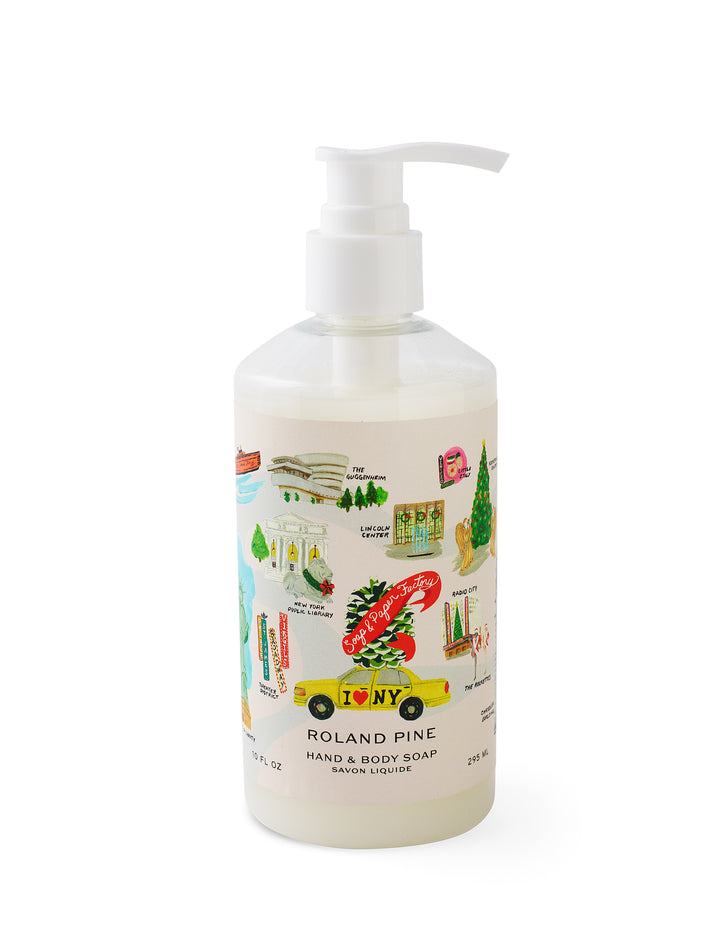 Holiday in New York Roland Pine 10 oz Hand & Body Wash