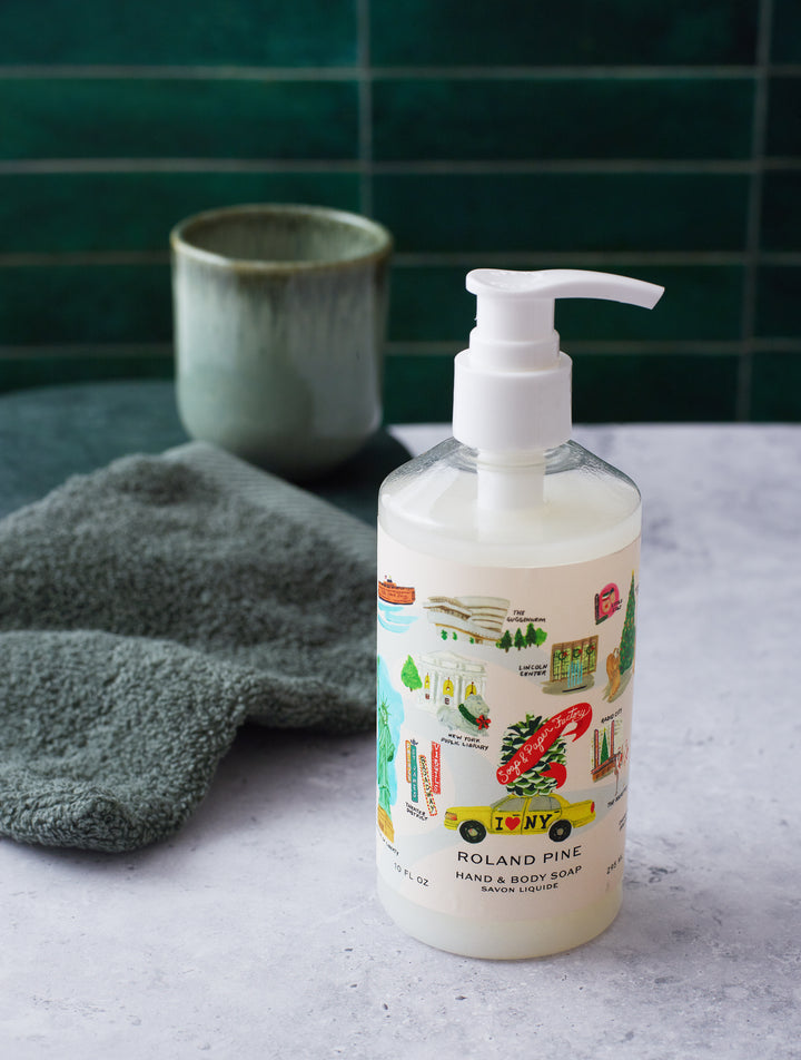 Holiday in New York Roland Pine 10 oz Hand & Body Wash