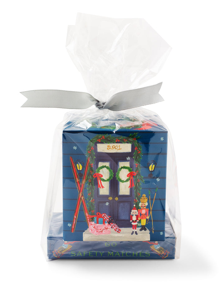 Home for the Holidays Single-Wick Candle & Matches Set *NEW*