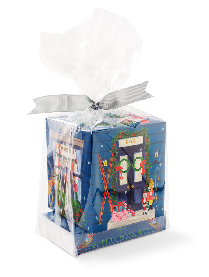 Home for the Holidays Single-Wick Candle & Matches Set *NEW*