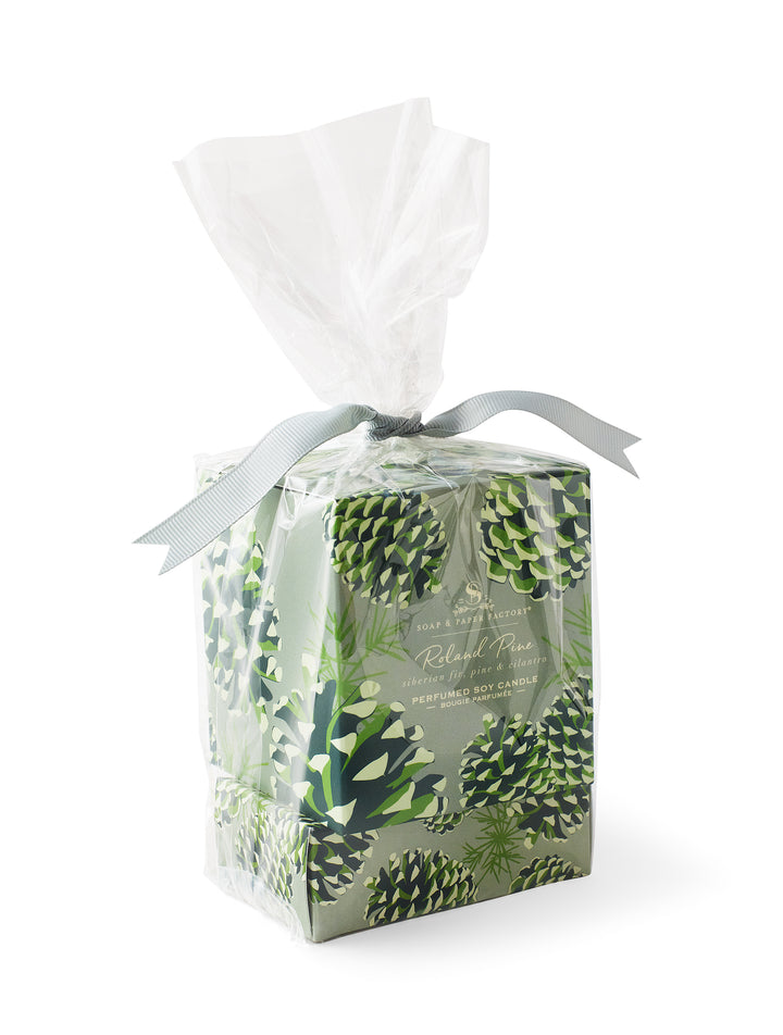 Roland Pine Single-Wick Candle & Soap Set
