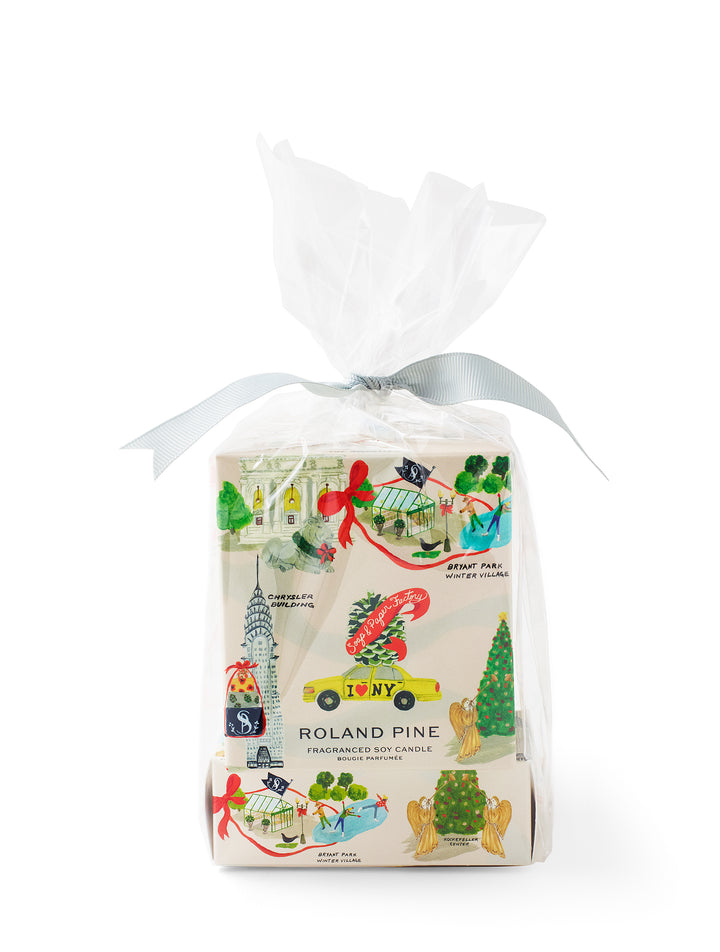 Holiday in New York Single-Wick Candle & Soap Set