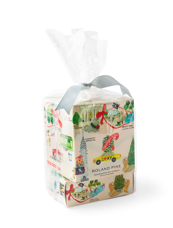 Holiday in New York Single-Wick Candle & Soap Set