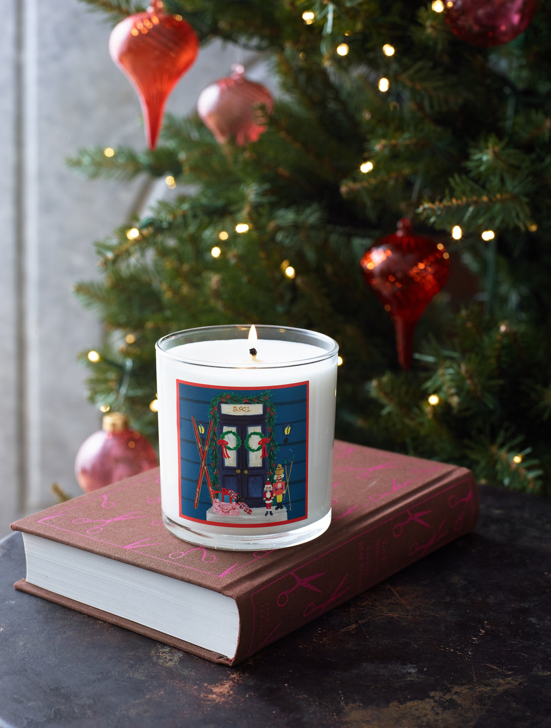 Home for the Holidays Roland Pine 9.5 oz Single-Wick Glass Soy Candle