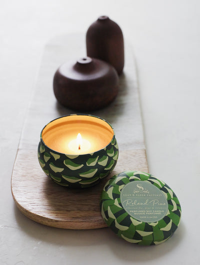 Roland Pine Small Tin Candle