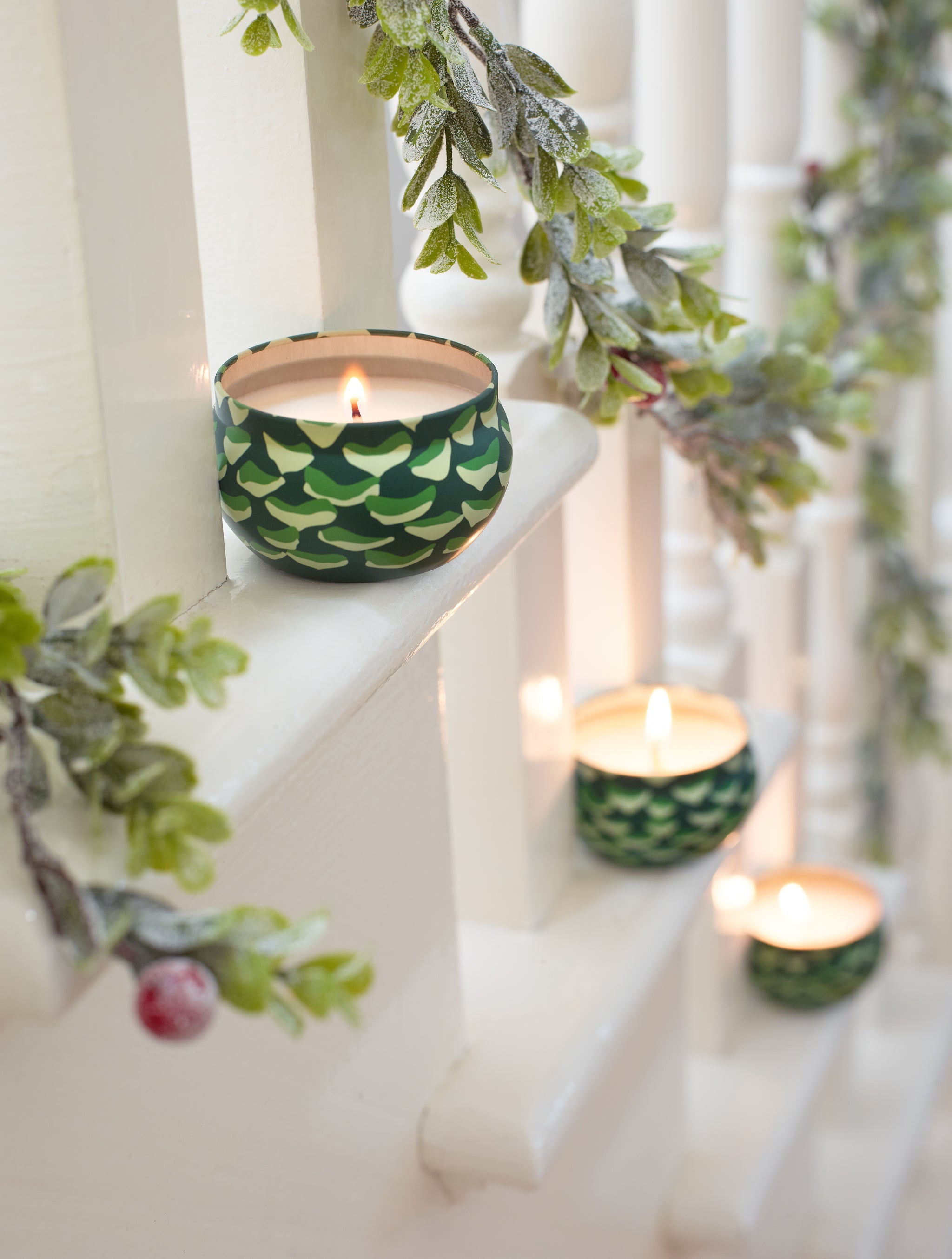 Roland Pine 3oz Soy Candle Tin: Made in NY: Fir, Pine & Cilantro