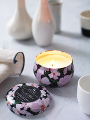 Vanilla Fleur Small Tin Soy Candle