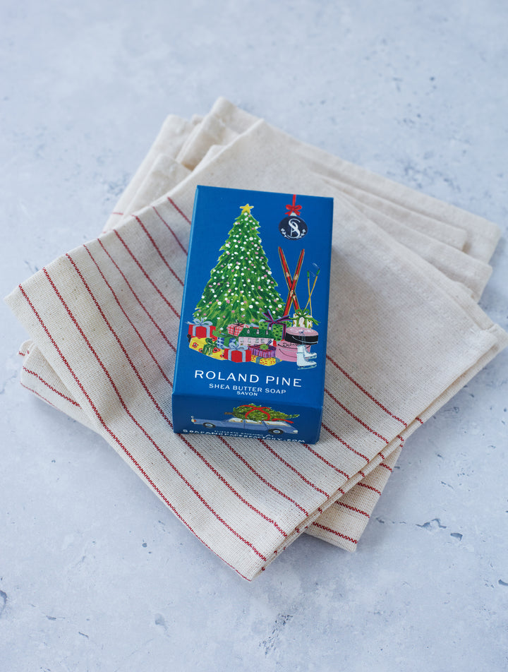 Home for the Holidays Roland Pine 5 oz Boxed Shea Butter Soap Bar