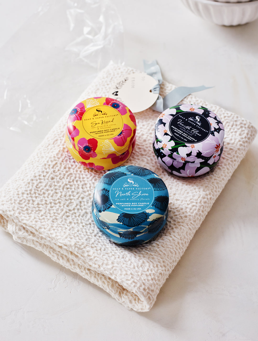 Everyday Small Tin Soy Candle Trio