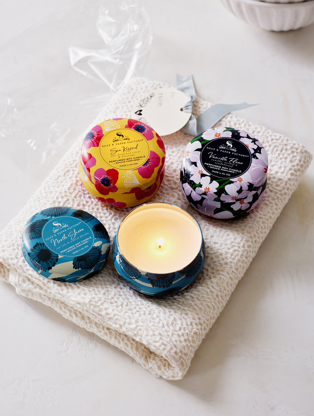 Everyday Small Tin Soy Candle Trio