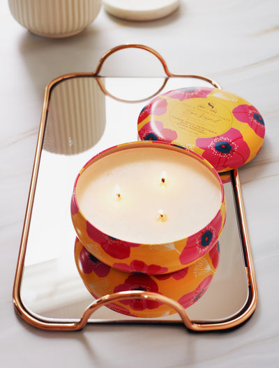 Sun Kissed Three-Wick Tin Candle