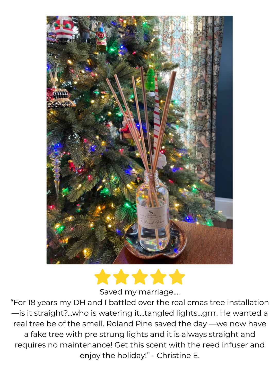 Roland Pine Reed Diffuser