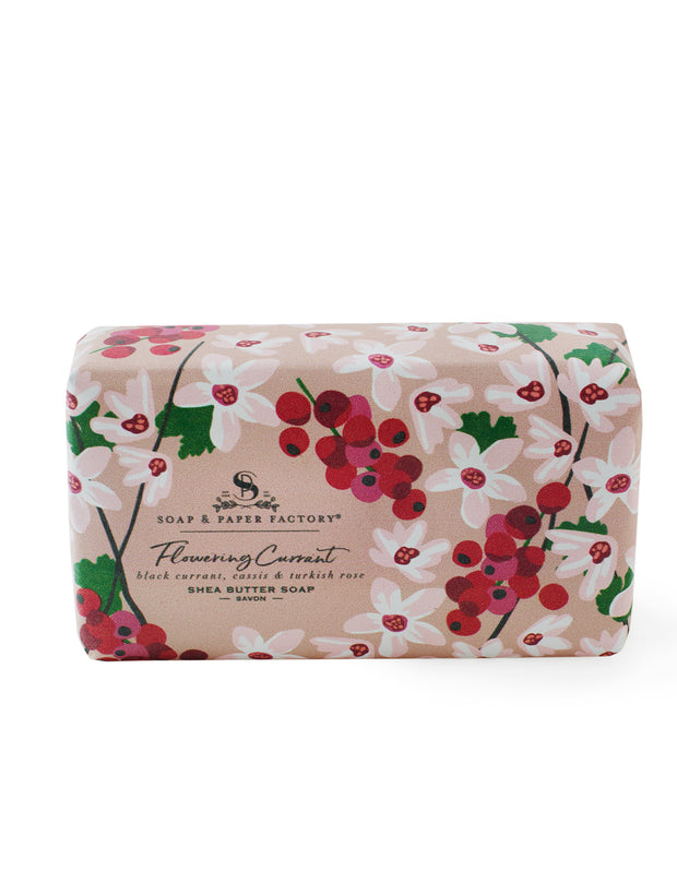 The best of exotic Flowering Currant! Each set is packaged and tied off with a grosgrain ribbon and gift tag. Our Shea Butter soap bar is extra creamy and super gentle, and our 3 oz soy candle tin burns clean and twinkly for up to 15 hours. Our Shea Butter Soap is free from parabens, phthalates and petrochemicals. Our product formulations are vegan, NEVER tested on animals, and made in the USA. Compare to Votivo Red Currant.  