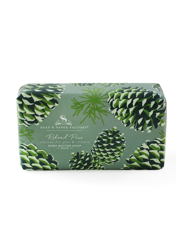 Compare to Thymes Fraiser Fir. This extra-gentle, 100% vegetable-soap is enriched with nourishing Shea Butter for a creamy and luxurious lather which hydrates and softens your skin. Roland Pine's fresh, crisp fragrance will exhilarate your senses and refresh your day! Roland Pine Shea Butter Soap is free from parabens, phthalates and petrochemicals. Our formulation is vegan, NEVER tested on animals, and made in the USA.
