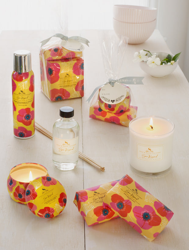 Sun Kissed Single-Wick Candle & Soap Gift Set