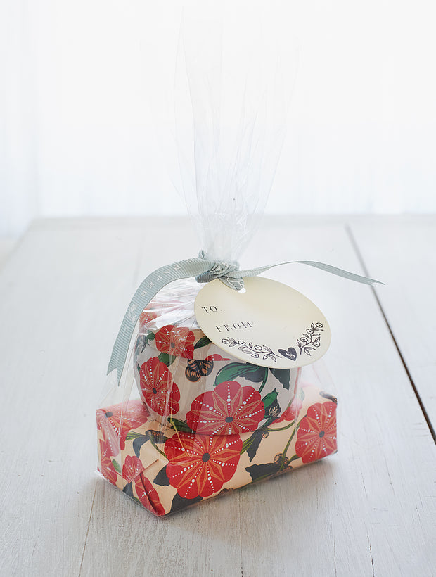 Pumpkin Chiffon Tin Candle & Soap Gift Set
