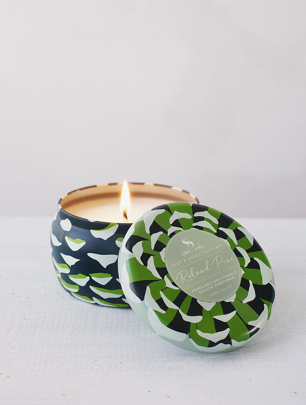 Roland Pine 6 oz Tin Soy Candle