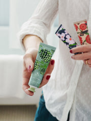 Compare with Thymes Fraiser Fir. Laced with fresh, crisp notes of Siberian Fir, Pine and Cilantro, Roland Pine transports you to a faraway forest! Rich in vitamins and minerals, our uniquely formulated hand cream features hydrating Shea Butter to keep your skin ultra soft and protected against the elements. This petite, on-the-go size is great for travel, your purse and in the car! 