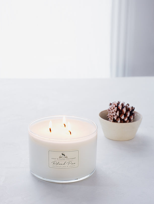 Roland Pine Three-Wick Candle