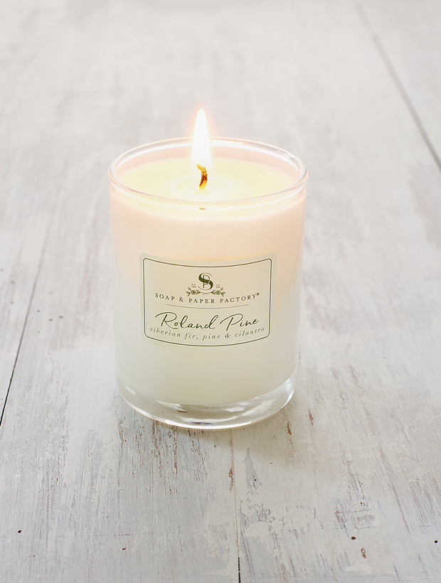 Roland Pine 2.2 oz Votive Glass Soy Candle