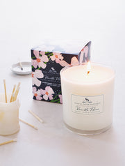 Vanilla Fleur 9.5 oz Single-Wick Glass Soy Candle