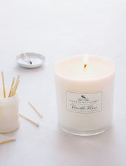 Vanilla Fleur 9.5 oz Single-Wick Glass Soy Candle