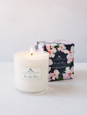 Vanilla Fleur 9.5 oz Single-Wick Glass Soy Candle
