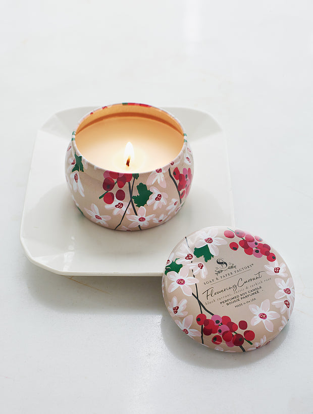 Flowering Currant Small Tin Candle