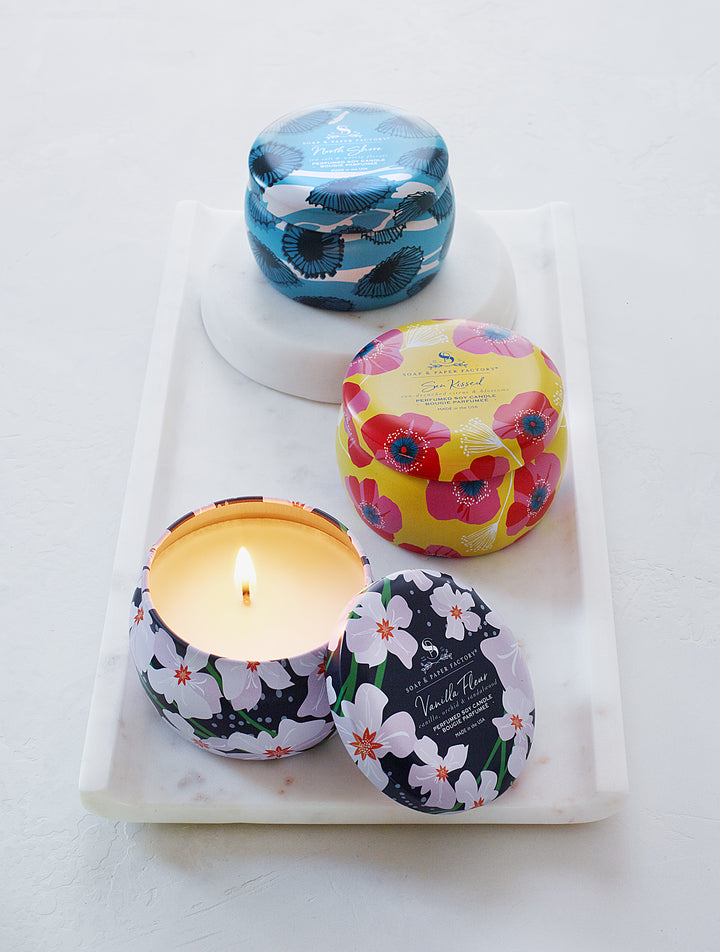 Everyday Small Tin Soy Candle Trio