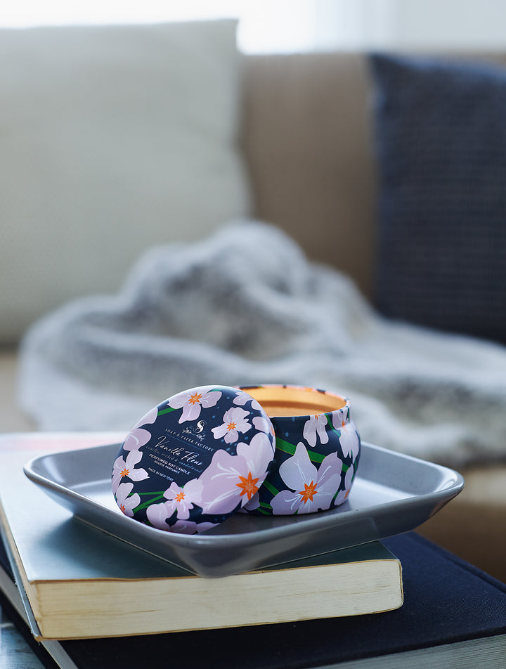 Vanilla Fleur 3 oz Tin Soy Candle
